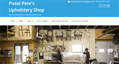 Desktop Screenshot of pistolpeteupholstery.com