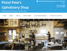 Tablet Screenshot of pistolpeteupholstery.com
